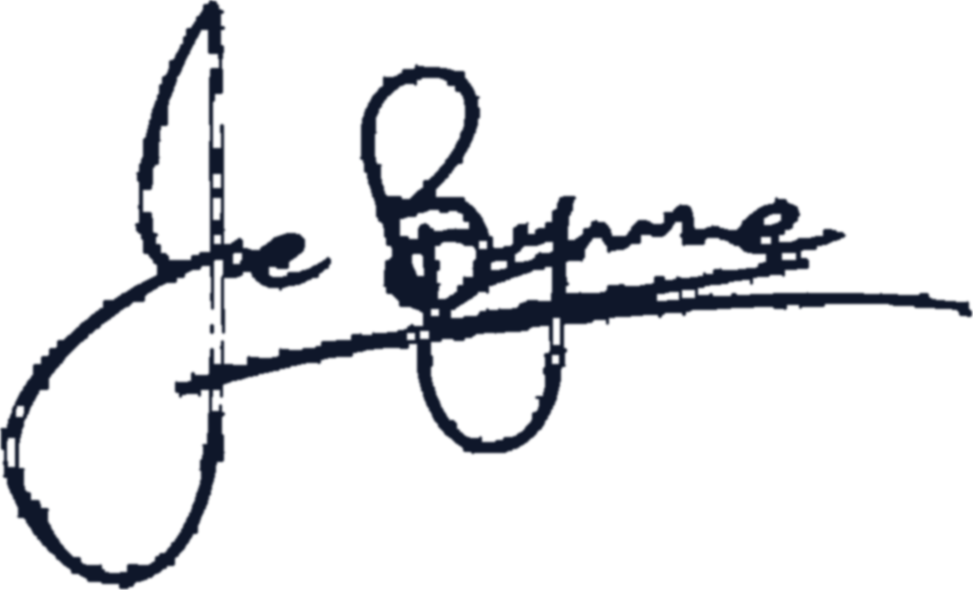 Joe Byrne signature