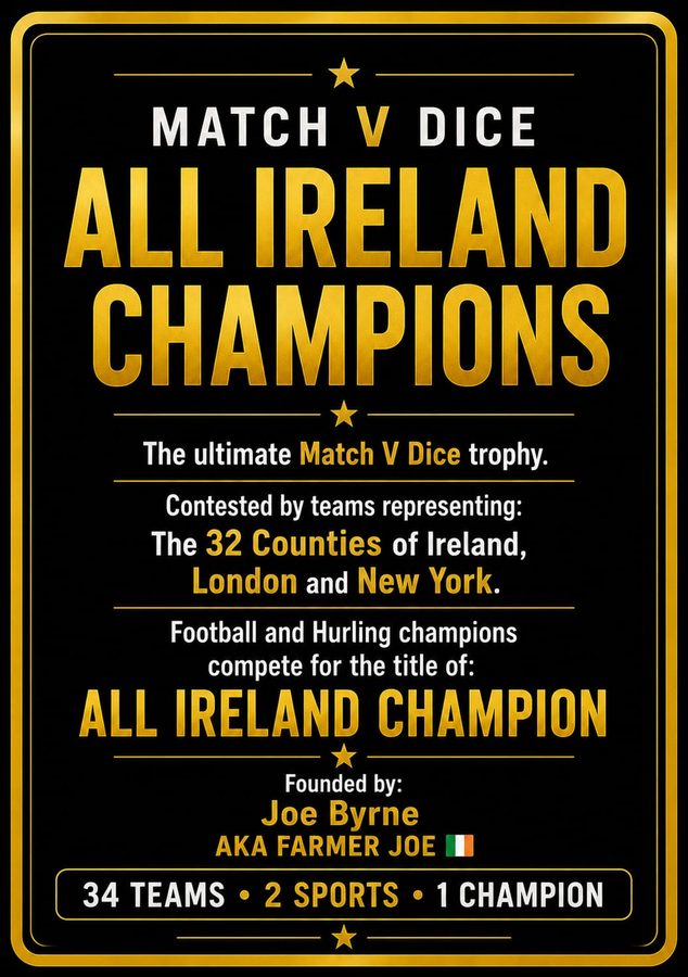 All Ireland Champions — back